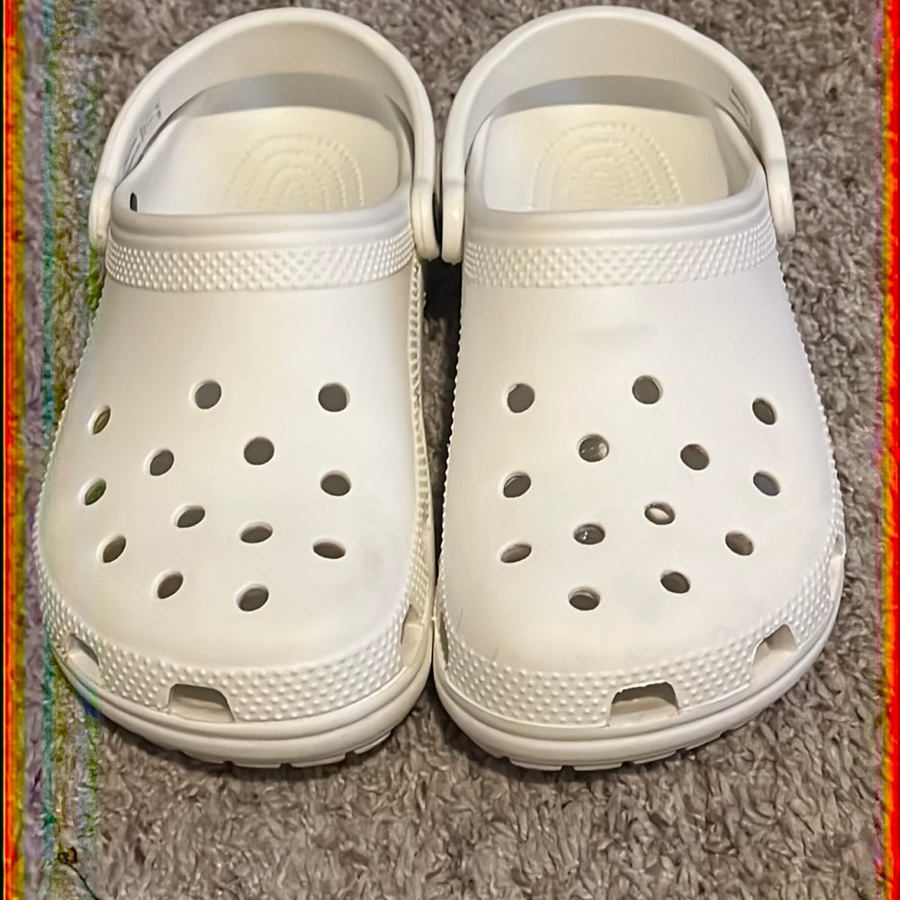 Women/Men White Crocs